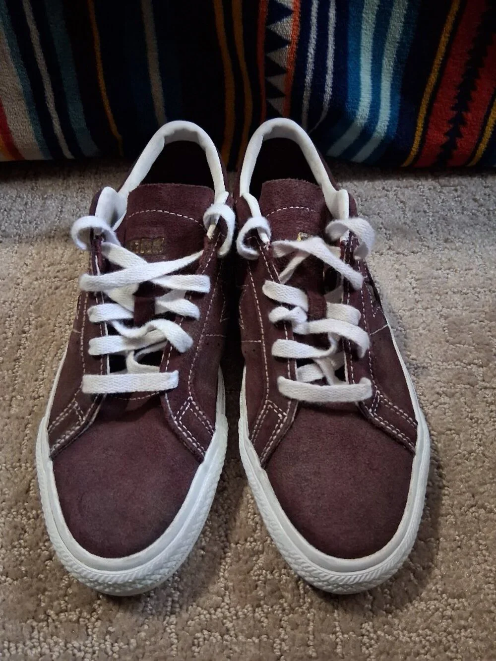 Converse UNIXES Cons One Star Pro Ox Low Top BROWN SUEDE